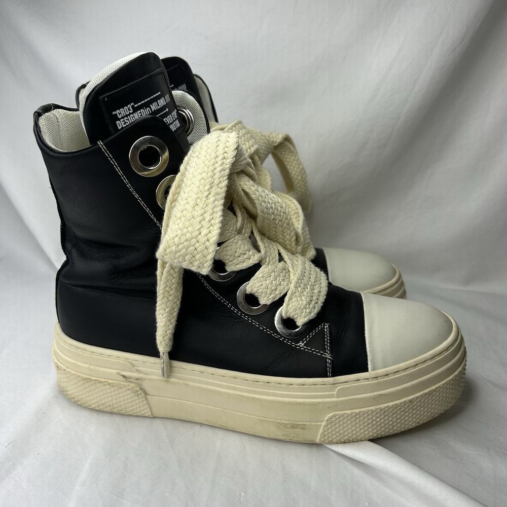 Cristian Zerotre Calipso 300 Double Leather Size 41 Black Chunky Laces